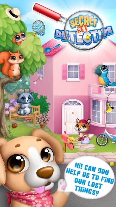 Emulate iPhone app Secret Pet Detective using MyAndroid