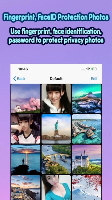 Emulate iPhone app Secret Photos - Safe Vault using MyAndroid