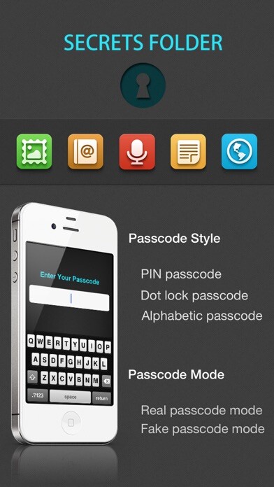 Emulate iPhone app Secrets Folder Pro (Lock your photos, videos, contacts, accounts, notes and browser) using MyAndroid Emulate iPhone app Secrets Folder Pro (Lock your photos, videos, contacts, accounts, notes and browser) using MyAndroid