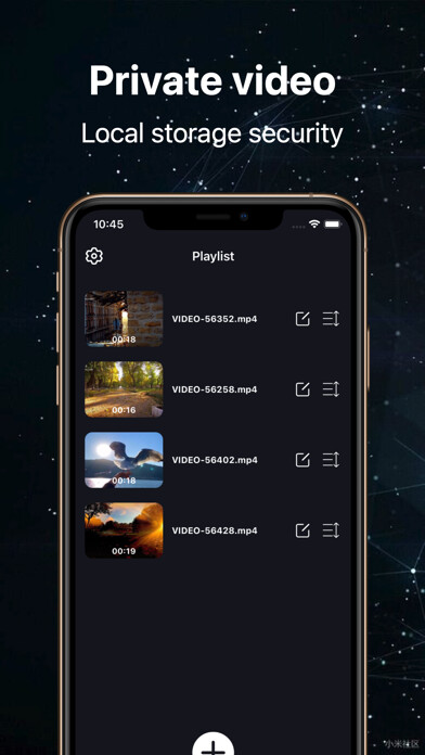 Emulate iPhone app Secret Video Management using MyAndroid