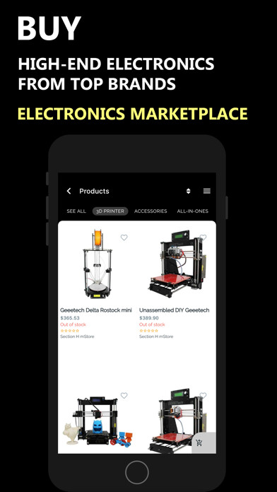 Emulate iPhone app Section H™ mStore - Buy & Sell using MyAndroid