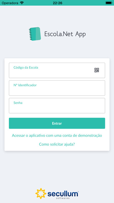 Emulate iPhone app Secullum Escola App using MyAndroid