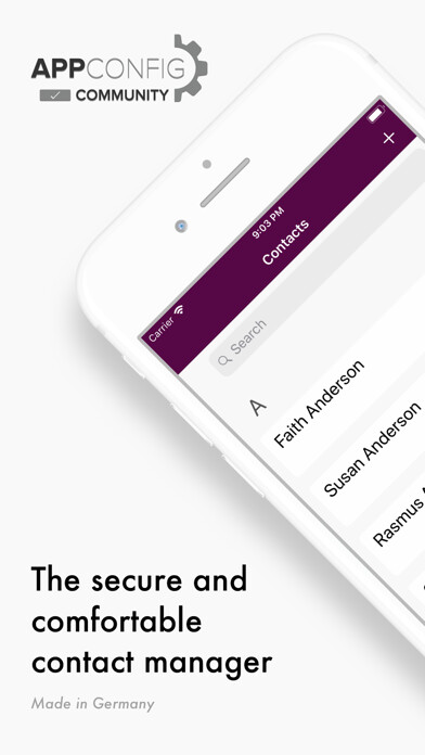 Emulate iPhone app SecureContact X Business using MyAndroid Emulate iPhone app SecureContact X Business using MyAndroid