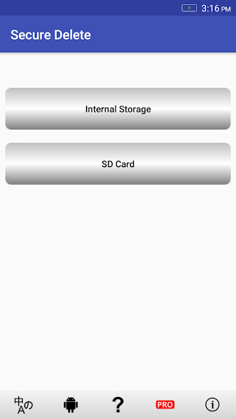 Run android online APK Secure delete from MyAndroid or emulate Secure delete using MyAndroid