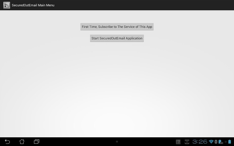 Run android online APK SecuredOutEmail from MyAndroid or emulate SecuredOutEmail using MyAndroid