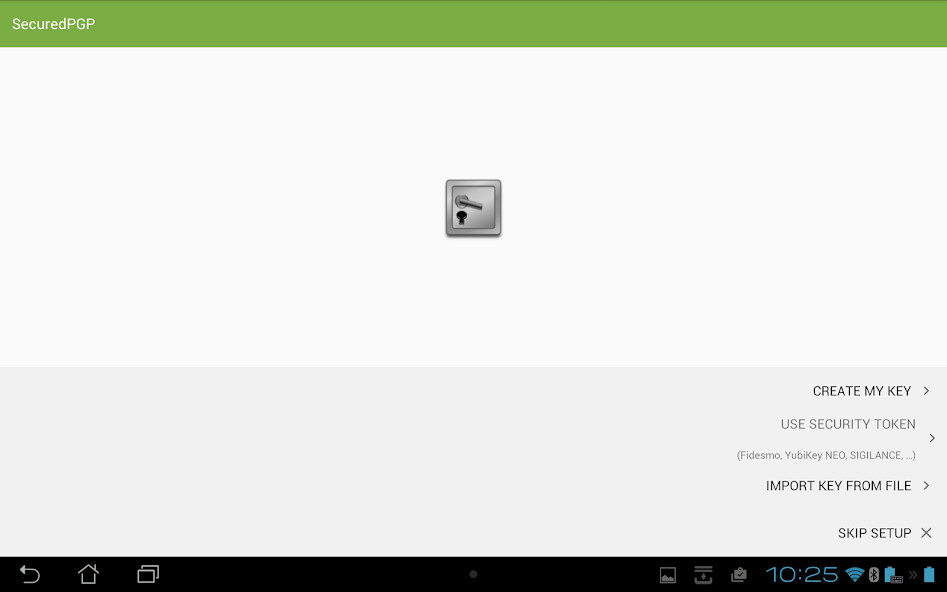 Emulate Android APK SecuredPGPWeMessages