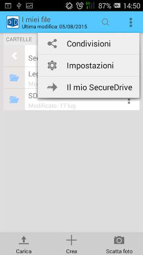 Emulate iPhone app SecureDrive Mobile using MyAndroid