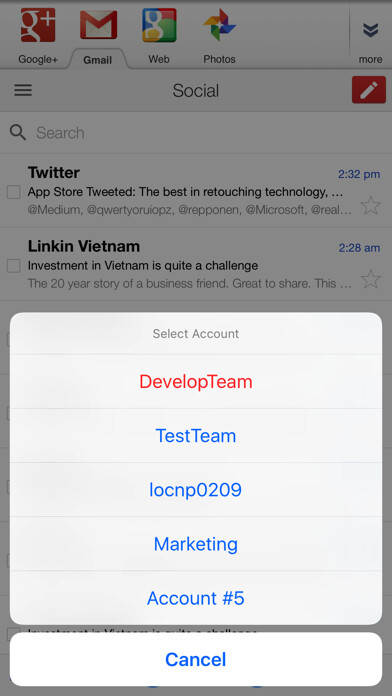 Emulate iPhone app Secure Mail for Gmail: safe email with TouchID Pro using MyAndroid Emulate iPhone app Secure Mail for Gmail: safe email with TouchID Pro using MyAndroid