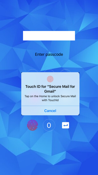 Emulate iPhone app Secure Mail for Gmail: safe email with TouchID using MyAndroid Emulate iPhone app Secure Mail for Gmail: safe email with TouchID using MyAndroid