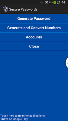 Emulate Android APK Secure Passwords Emulate Android APK Secure Passwords