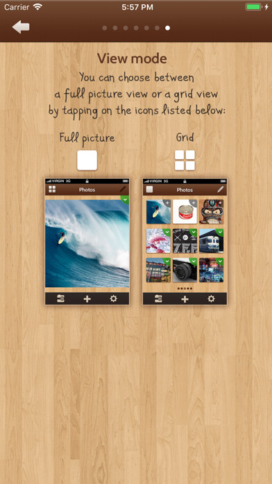 Emulate iPhone app Secure Photo Storage with DB using MyAndroid