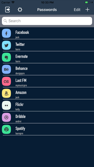 Emulate iPhone app Secure Secret Password Manager using MyAndroid Emulate iPhone app Secure Secret Password Manager using MyAndroid