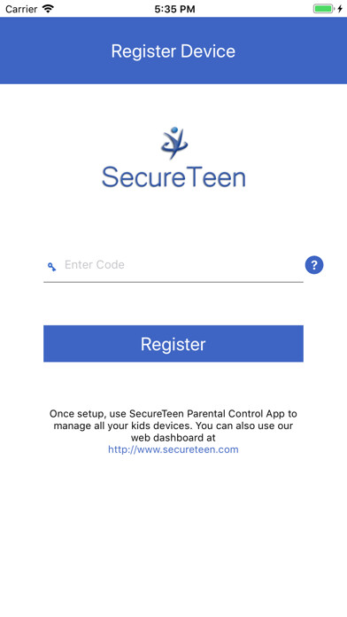 Emulate iPhone app SecureTeen Child App using MyAndroid