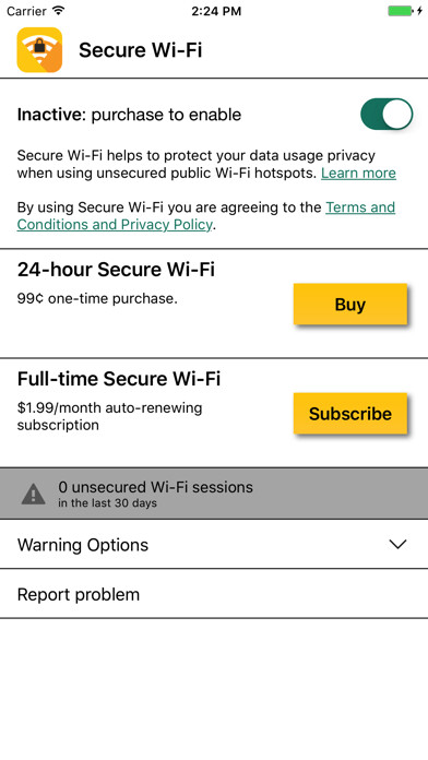 Emulate iPhone app Secure Wi-Fi using MyAndroid