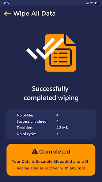 Run android online APK Secure Wipe Out - File Shredder, Data Eraser from MyAndroid or emulate Secure Wipe Out - File Shredder, Data Eraser using MyAndroid