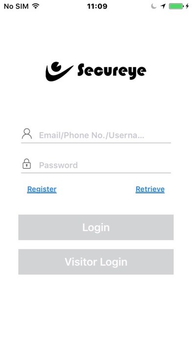 Emulate iPhone app Secureye RMS (Gold Series) using MyAndroid Emulate iPhone app Secureye RMS (Gold Series) using MyAndroid