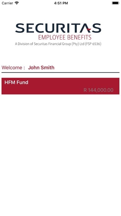 Emulate iPhone app Securitas Employee Benefits using MyAndroid