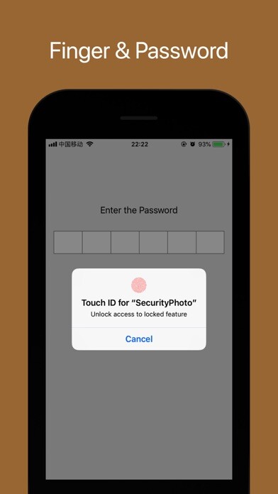 Emulate iPhone app Security Photo using MyAndroid