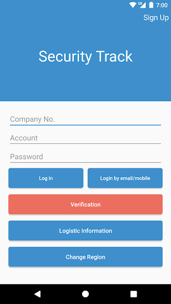 Run android online APK Security Track from MyAndroid or emulate Security Track using MyAndroid