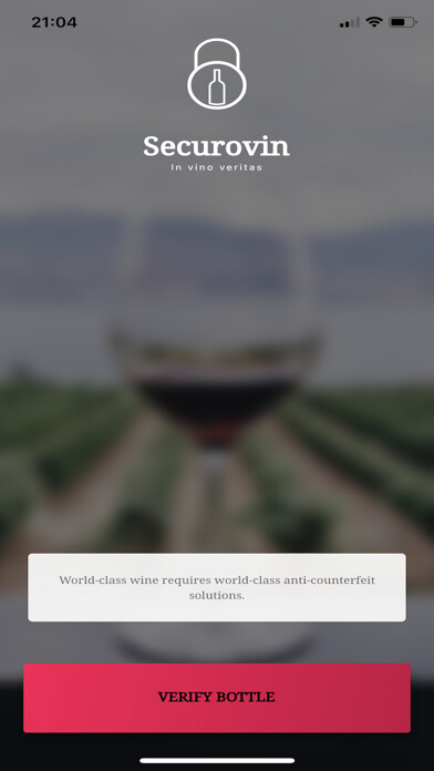 Emulate iPhone app Securovin Wine Verification using MyAndroid Emulate iPhone app Securovin Wine Verification using MyAndroid