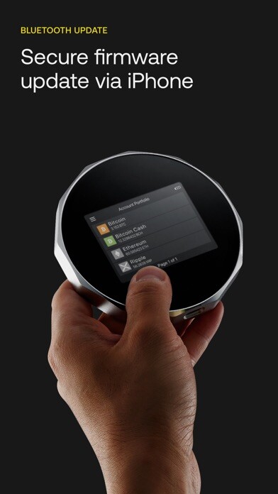 Emulate iPhone app SecuX Firmware Update using MyAndroid