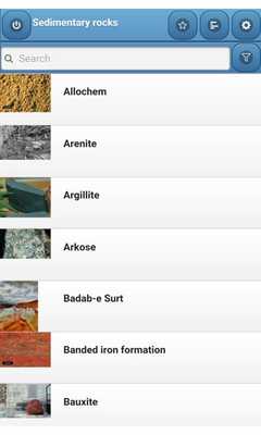 Emulate Android APK Sedimentary rocks