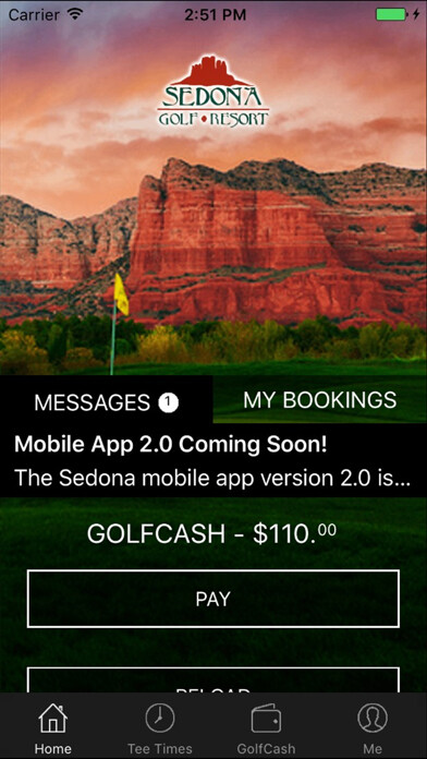 Emulate iPhone app Sedona Golf Resort Tee Times using MyAndroid Emulate iPhone app Sedona Golf Resort Tee Times using MyAndroid
