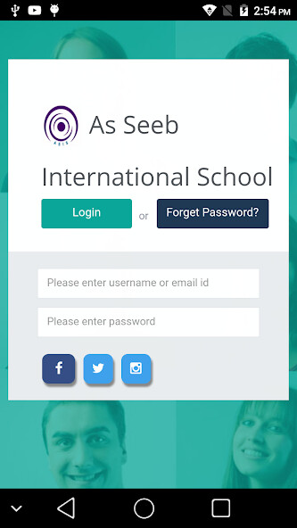 Emulate iPhone app Seeb International School using MyAndroid Emulate iPhone app Seeb International School using MyAndroid
