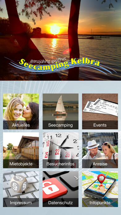 Emulate iPhone app Seecamping Kelbra using MyAndroid