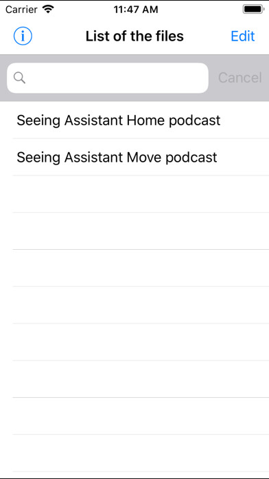 Emulate iPhone app Seeing Assistant Audio using MyAndroid Emulate iPhone app Seeing Assistant Audio using MyAndroid