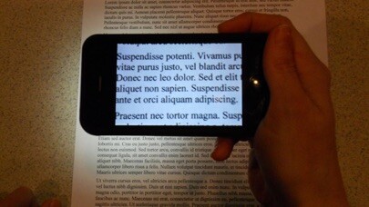 Emulate iPhone app See It - Video Magnifier using MyAndroid