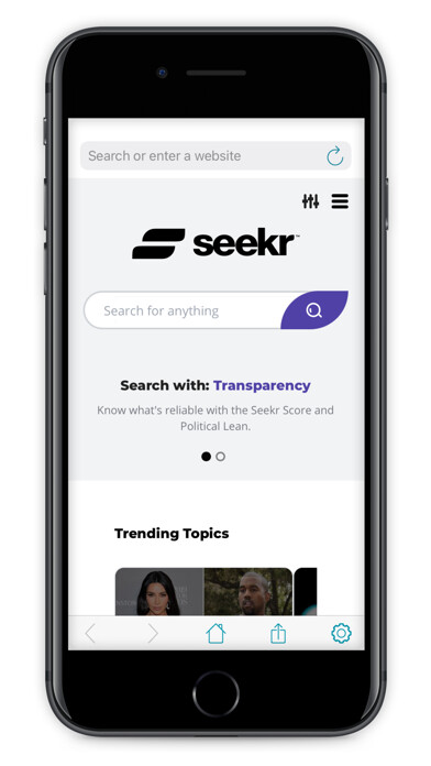 Emulate iPhone app Seekr using MyAndroid