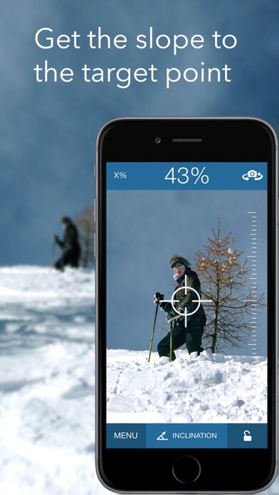 Emulate iPhone app SeeLevel - visual clinometer using MyAndroid Emulate iPhone app SeeLevel - visual clinometer using MyAndroid