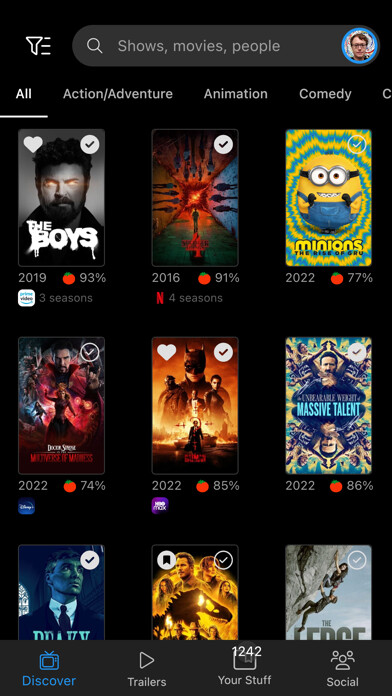 Emulate iPhone app Seen It - Movies and Shows using MyAndroid