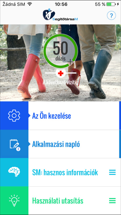 Emulate iPhone app SegítőM using MyAndroid