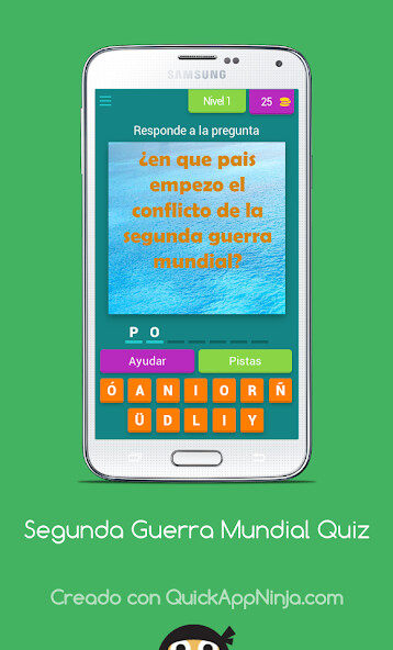 Run android online APK Segunda Guerra Mundial Quiz from MyAndroid or emulate Segunda Guerra Mundial Quiz using MyAndroid