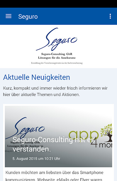 Run android online APK Seguro Consulting GbR. from MyAndroid or emulate Seguro Consulting GbR. using MyAndroid Run android online APK Seguro Consulting GbR. from MyAndroid or emulate Seguro Consulting GbR. using MyAndroid