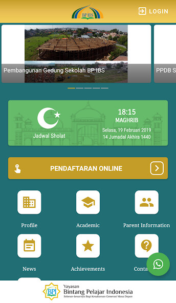 Run android online APK SEKOLAH BP IBS from MyAndroid or emulate SEKOLAH BP IBS using MyAndroid