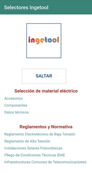 Run android online APK Selección de material eléctrico from MyAndroid or emulate Selección de material eléctrico using MyAndroid Run android online APK Selección de material eléctrico from MyAndroid or emulate Selección de material eléctrico using MyAndroid