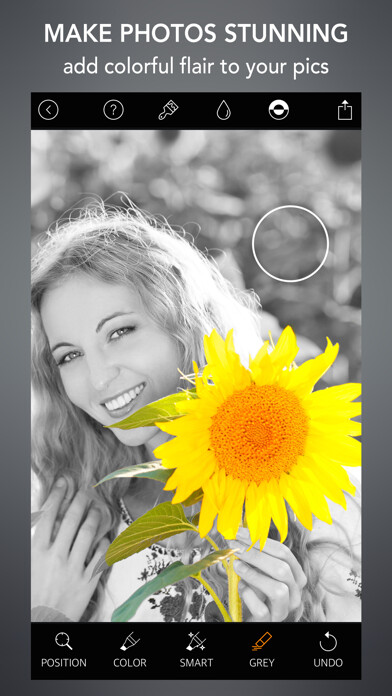 Emulate iPhone app Selective Color Photo Effect using MyAndroid