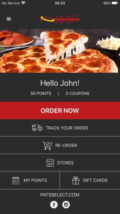 Emulate iPhone app Select Pizza and Grill using MyAndroid Emulate iPhone app Select Pizza and Grill using MyAndroid