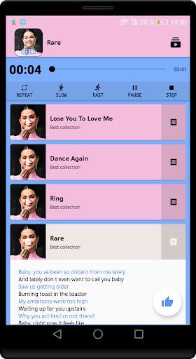 Run android online APK Selena Gomez 2020 Offline (Song Lyrics) from MyAndroid or emulate Selena Gomez 2020 Offline (Song Lyrics) using MyAndroid