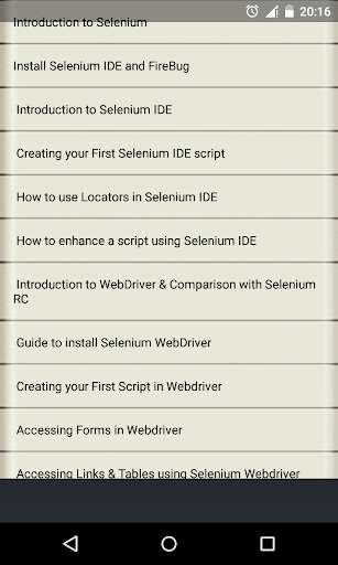 Run android online APK Selenium tutorial Pro from MyAndroid or emulate Selenium tutorial Pro using MyAndroid Run android online APK Selenium tutorial Pro from MyAndroid or emulate Selenium tutorial Pro using MyAndroid