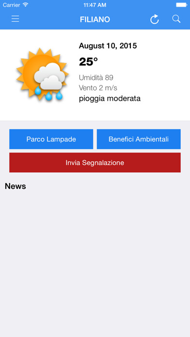 Emulate iPhone app Selettra App using MyAndroid