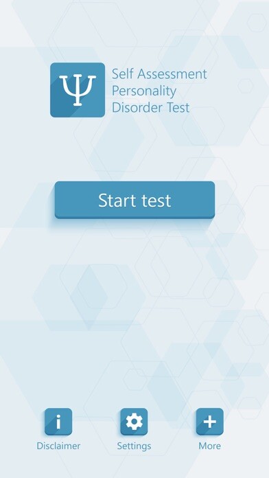Emulate iPhone app Self Assessment Personality Disorder Test using MyAndroid Emulate iPhone app Self Assessment Personality Disorder Test using MyAndroid