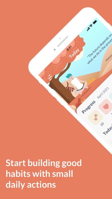 Emulate iPhone app Self-care: create habits using MyAndroid Emulate iPhone app Self-care: create habits using MyAndroid
