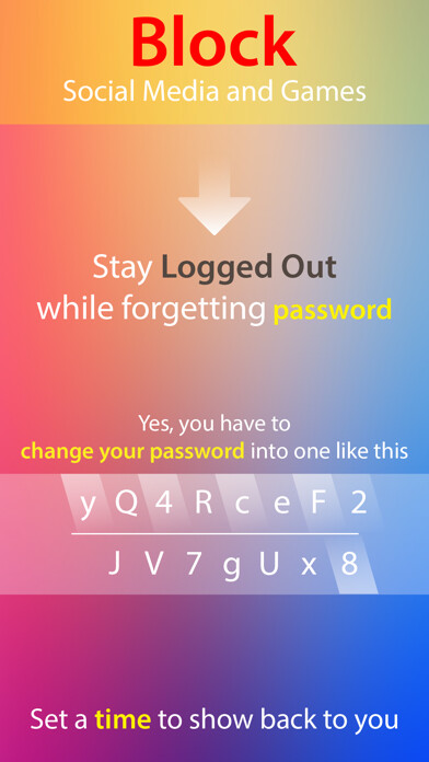 Emulate iPhone app Self-Control to Focus - Lite using MyAndroid