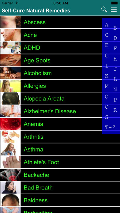 Emulate iPhone app Self Cure remedies for ailment using MyAndroid Emulate iPhone app Self Cure remedies for ailment using MyAndroid