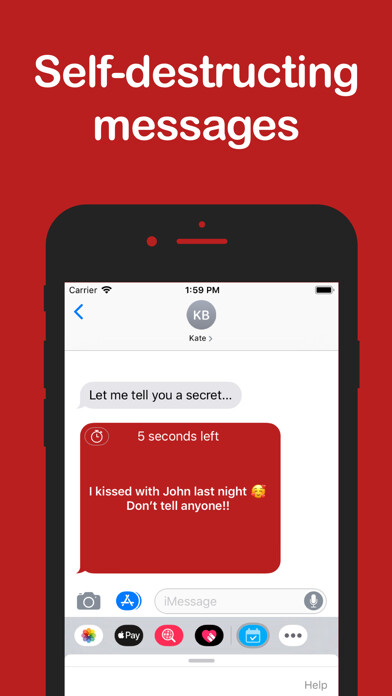 Emulate iPhone app Self-Destructing Messages using MyAndroid Emulate iPhone app Self-Destructing Messages using MyAndroid