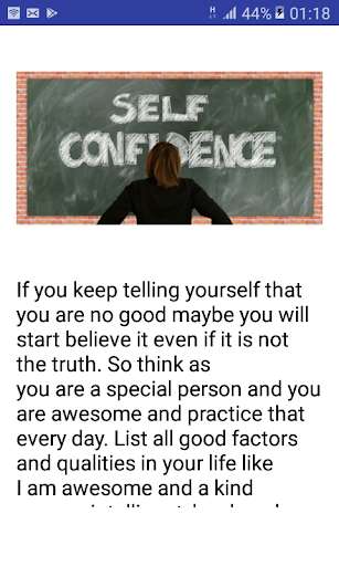 Emulate Android APK Self-Esteem and Self Confidence Emulate Android APK Self-Esteem and Self Confidence